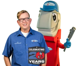 Dan Barger and Wrenchy the Everett, WA Plumbers