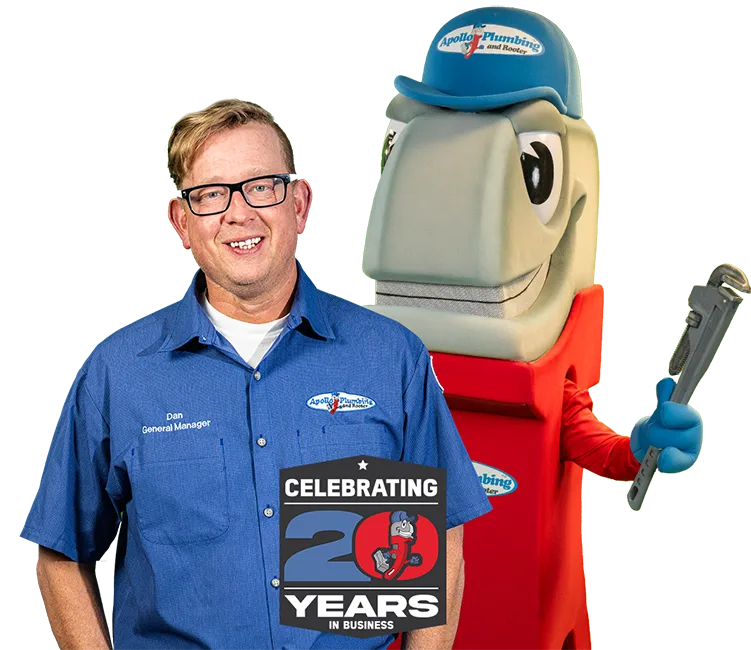Dan Barger and Wrenchy the Everett, WA Plumbers