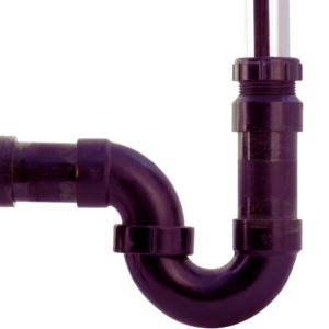 Black PVC P Trap